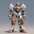 do custom digital 2d anime mecha art illustration