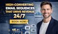 write high converting email sequences and sales copy