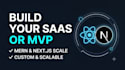 develop full stack ai saas websites or mvp with django and react