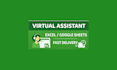 do data entry, copy paste and virtual assistant tasks