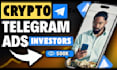 run telegram ads gain 800k traders via forex promotion crypto telegram promotion