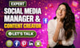 manage your social media, create content, and grow instagram facebook pinterest