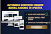 rebuild, build fast wordpress website using gutenberg blocks, kadence or spectra