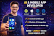 develop ai mobile app, ai integration, android ios mobile app development