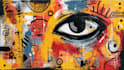 make illustration expressionism art, graffity, abstract