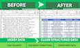 clean and organize your data in excel quickly and accurately