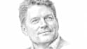 draw a hedcut wsj portrait style from photo