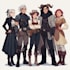 do group party character art, dnd party
