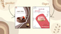 design professional food flyer, restaurant poster and menu