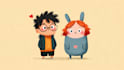 draw cute doodle art and cute custom characters