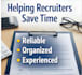 do candidate sourcing and recruitment support for staffing agencies