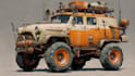 create vehicle concept art for you