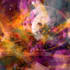 paint digital professional abstract art by hand