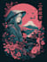 design a japanese ink style tshirt