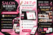 build a salon booking website that increases appointments and customers