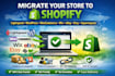 migrate lightspeed wordpress woocommerce wix ebay esty squarespace to shopify