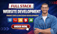 full stack website development front end developer backend full stack developer