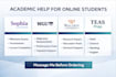 help with sophia, wgu, walden, and teas
