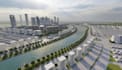 present 3d city masterplan, cgi housing infrastructure, residential development