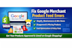 fix google merchant product feed errors for shopify woocommerce wix
