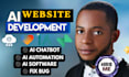 build ai web website, ai chatbot, ai software, saas app and full stack website