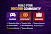setup professional discord server with bots, roles and channels