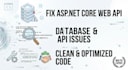 fix asp net core web api and angular bug fixing