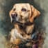 make a custom memorial pet portrait from photo