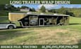 create professional box trailer, long trailer, gaming trailer wrap design