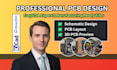 do pcb designing, gerber, bom, pnp in easyeda design software