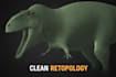 do professional retopology for your 3d model