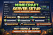 build a custom minecraft server spawn, hub, lobby and map