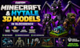 create animated minecraft hytale and skyrim mod 3d models in blockbench