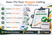 fix amazon flat file errors and variation listing issues