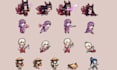 design 16bit 32bit pixel art character pixel art character animation sprite