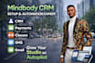 setup mindbody crm, payment gateway, classess automate sms and email mindbody