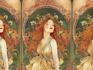 create illustrations in art nouveau style