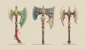 design unique weapons illustrations