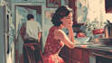 create authentic retro comic illustration