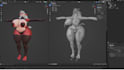 create custom 3d vrchat avatar model nsfw furry character rigging and toggle