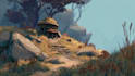 hand paint environment art