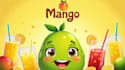 design outstanding mango drink lemonade juice logo