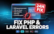 fix php laravel bugs errors and issues in your website