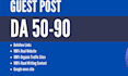 write and publish high quality guest post backlinks
