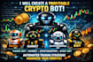 create a profitable crypto bot, pionex bot, gunbot, cryptohopper and bybit bot