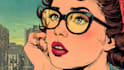 create cool retro comic art design illustration