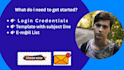 send emalis manually one by one