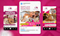 design professional massage therapy and spa social media posts