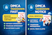 send dmca takedown notice to remove stolen content