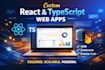 develop high quality web applications using react and typescript